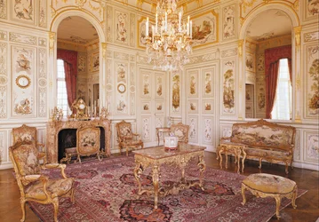 Čínský salon, kolem roku 1740