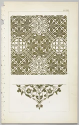 Umění dekorativního designu: s dodatkem uvádějícím hodiny dne, kdy se květiny otevírají, vydalo Day & Son, Londýn, 1862