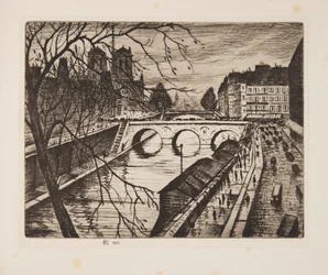Notre Dame, The Quays of Paris, hospoda. 1931.
