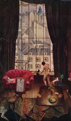 Studio v Montparnasse, c1926, 1935.