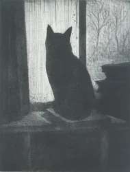 Le Chat, kolem roku 1920 (lept a akvatinta)