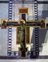 Crucifixion, c.1285 (tempera na panelu) (podrobnosti viz 123189)