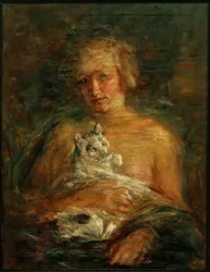 Dívka s kočkou