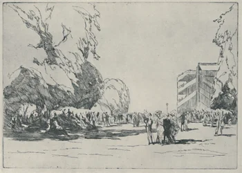 Ascot - Paddock, 1914, 1920