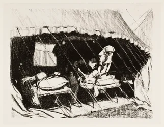 „Stanice pro čištění obětí ve Francii“, 1917