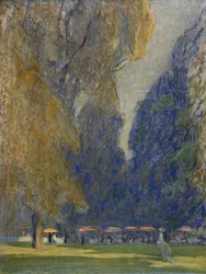 Čaj v Kensingtonských zahradách, 1914, 1920