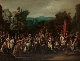 Odplutí Amazonek, 1620s.