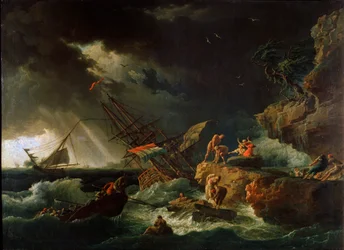 Bouře na moři, 1740. léta