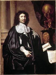 Jean Baptiste (Jean-Baptiste) Colbert (1619-1683), francouzský státník. Obraz Clauda Lefebvra (1632-1675). Muzeum ve Versailles