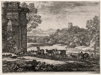 Stádo se vrací v bouřlivém počasí, 1651.