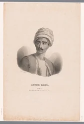 Portrét řeckého mladého muže Jeune Grec (název na objektu) Etudy (název série na objektu)