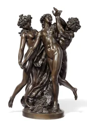Tři grácie, kolem roku 1860 (bronz)