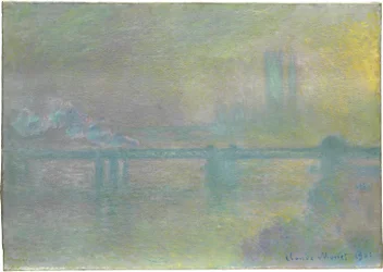 Charing Cross Bridge, Londýn, 1901