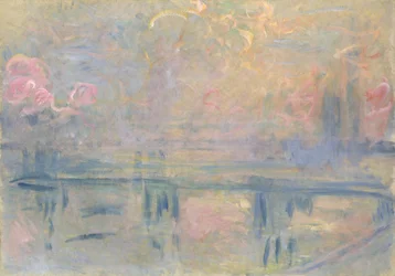Charing Cross Bridge, cca 1900 (olej na plátně)