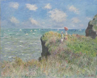 Cliff Walk v Pourville, 1882