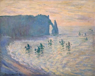 Cliffs at Ètretat, 1885-1886.