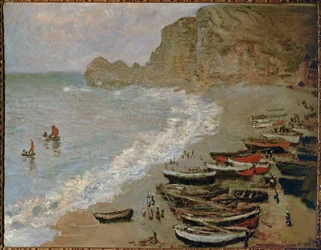 Etretat: Pláž a přístav d