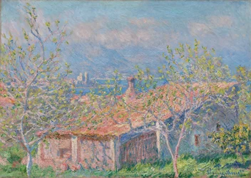 Zahradníkův dům v Antibes, 1888