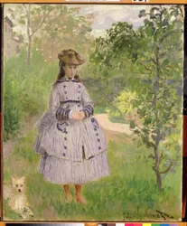 Dívka v zahradě, 1873