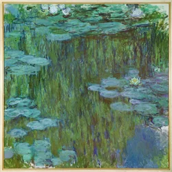 Nymfea a Giverny (olej na plátně)