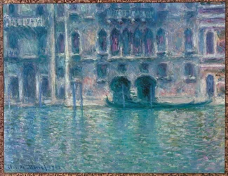 Palazzo da Mula, Benátky (olej na plátně)