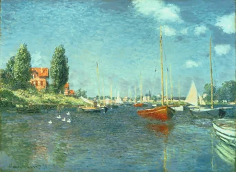 Červené lodě, Argenteuil, 1875