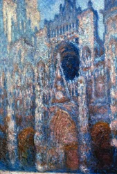 Katedrála v Rouen, sluneční světlo, 1894