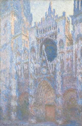 Katedrála v Rouen, západní fasáda, 1894.