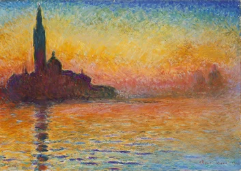 San Giorgio Maggiore za soumraku
