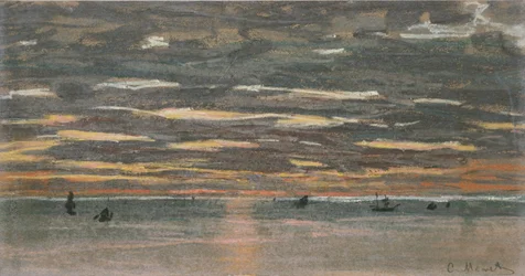 Západ slunce na moři, 1865-1870