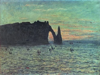 Dutá jehla u Étretatu, 1883