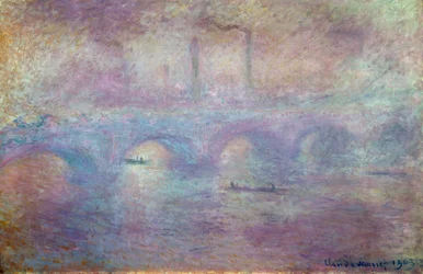Waterloo Bridge, efekt mlhy, 1903