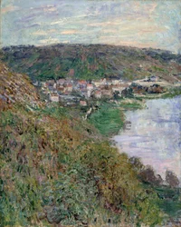Pohled na Vétheuil, 1880