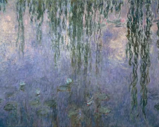 Lekníny, Claude Monet, detail