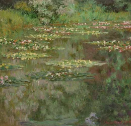 Lekníny aneb The Water Lily Pond (Nymphéas) 1904 (olej na plátně)