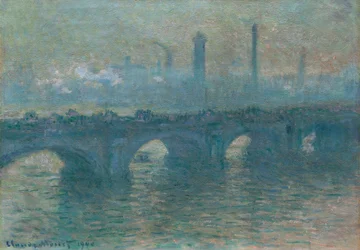 Waterloo Bridge, šedé počasí