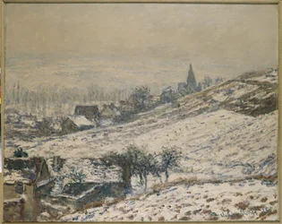 Zima v Giverny, 1885