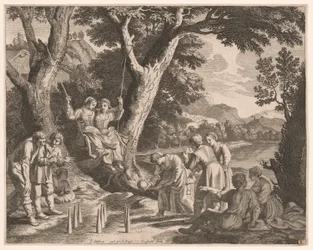 Hra Boule, talíř 9 z knihy Pastorales