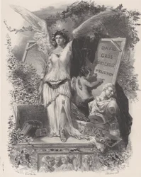 Současní umělci, ca. 1847.