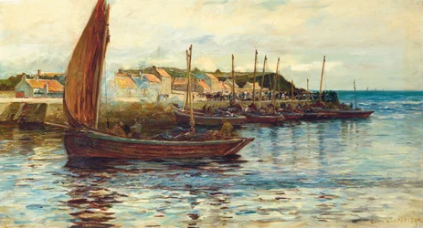 Přeprava v přístavu Oban, 1892