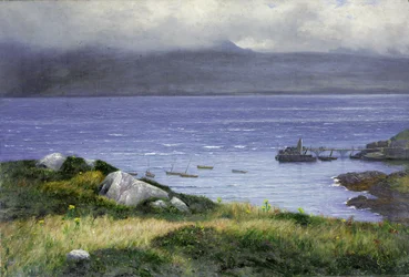 Pohled z Lamlash, 1882