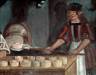 Pekařství, detail (freska)