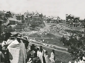 Kabary Plain, Andohalo, Antananarivo, Madagaskar, 1895.