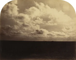 Silný vánek, létající mraky, c. 1863.