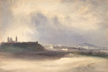 Přístup k Montevideu, Uruguay, 1832.