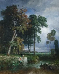 Rybáři, asi 1850 (olej na plátně)