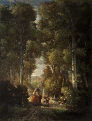 Village Road (Le Chemin du Village) cca 1830-60