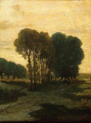 Trs stromů, c. 1860.