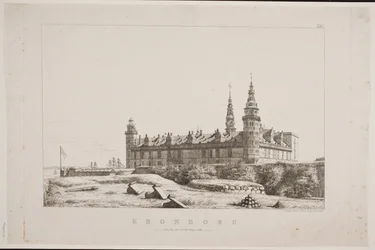Dánština: Kronborg při pohledu ze severozápadní strany