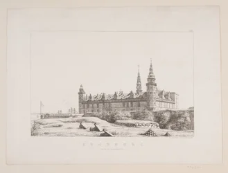 Dánština: Kronborg při pohledu ze severozápadní strany
